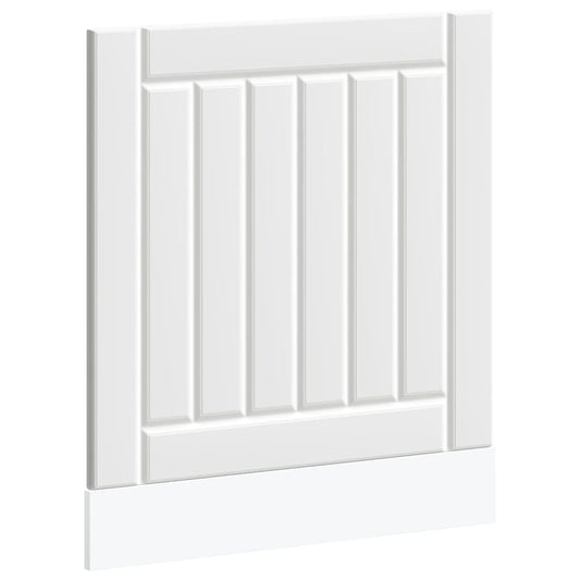 vidaXL Dishwasher Panel "Lucca" White Engineered Wood