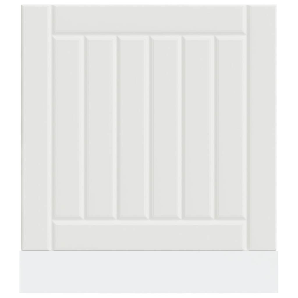 vidaXL Dishwasher Panel Lucca White Engineered Wood