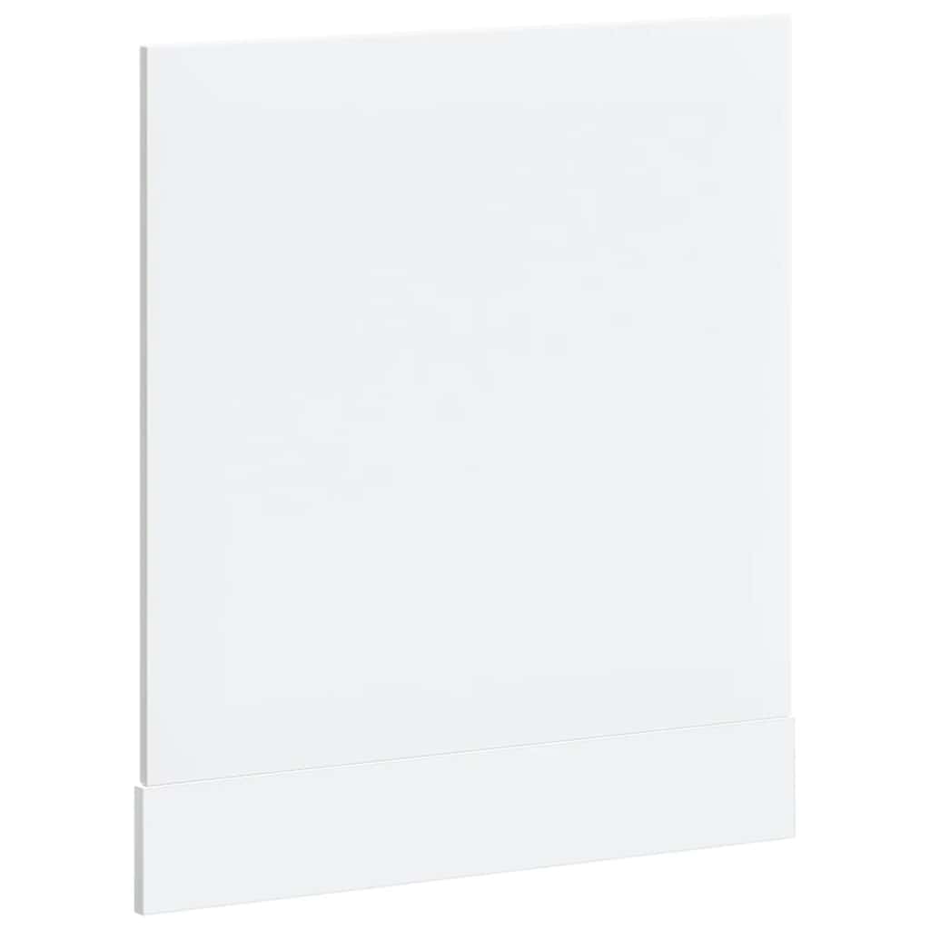 vidaXL Dishwasher Panel Lucca White Engineered Wood