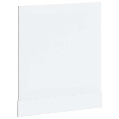 vidaXL Dishwasher Panel Lucca White Engineered Wood