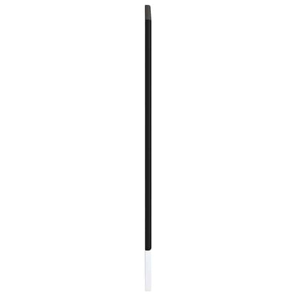 vidaXL Dishwasher Panel "Lucca" Black Engineered Wood