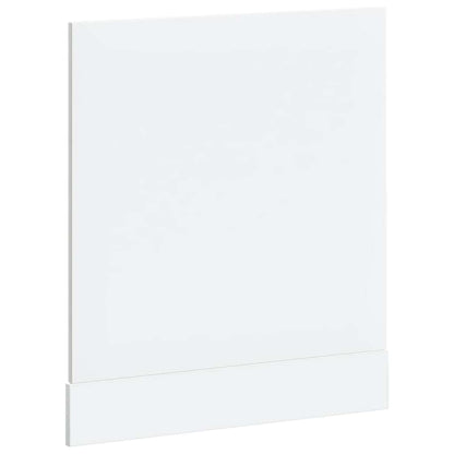 vidaXL Dishwasher Panel "Lucca" High Gloss White Engineered Wood