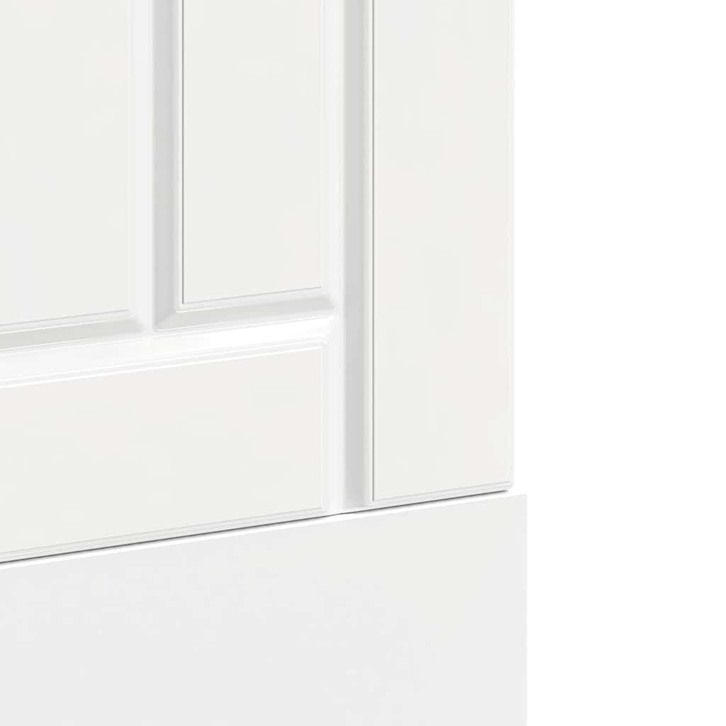 vidaXL Dishwasher Panel "Lucca" High Gloss White Engineered Wood