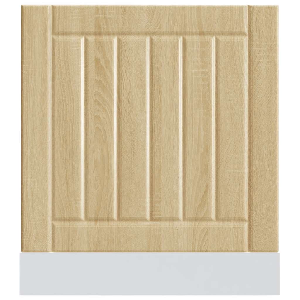 vidaXL Dishwasher Panel "Lucca" Sonoma Oak Engineered Wood