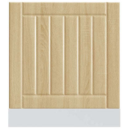 vidaXL Dishwasher Panel "Lucca" Sonoma Oak Engineered Wood