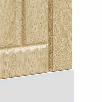 vidaXL Dishwasher Panel "Lucca" Sonoma Oak Engineered Wood
