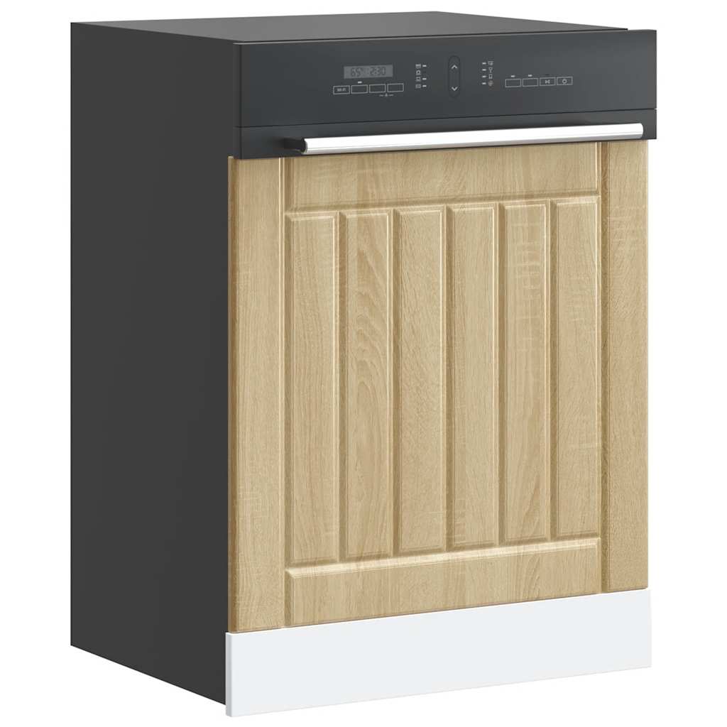 vidaXL Dishwasher Panel "Lucca" Sonoma Oak Engineered Wood