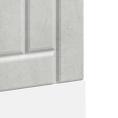 vidaXL Dishwasher Panel "Lucca" Concrete Grey Engineered Wood