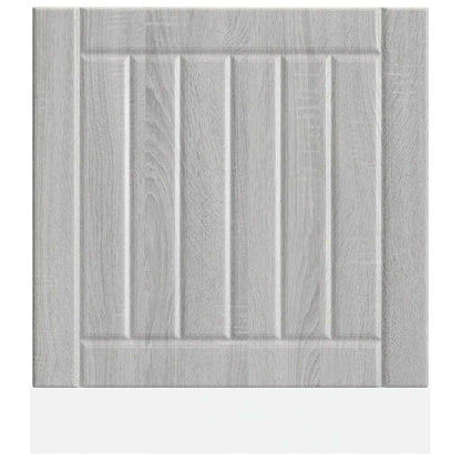 vidaXL Dishwasher Panel "Lucca" Grey Sonoma Engineered Wood