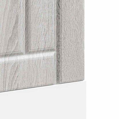 vidaXL Dishwasher Panel "Lucca" Grey Sonoma Engineered Wood