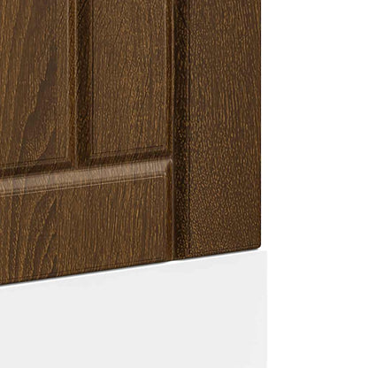 vidaXL Dishwasher Panel "Lucca" Brown Oak Engineered Wood