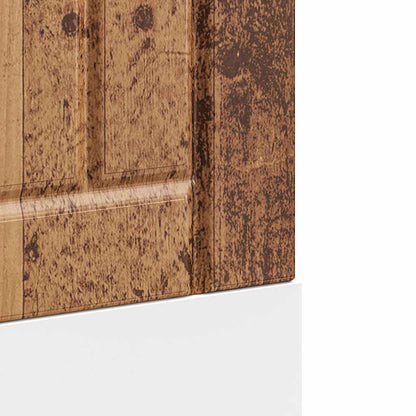 vidaXL Dishwasher Panel "Lucca" Old Wood Engineered Wood