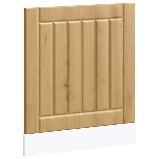 vidaXL Dishwasher Panel "Lucca" Artisan Oak Engineered Wood