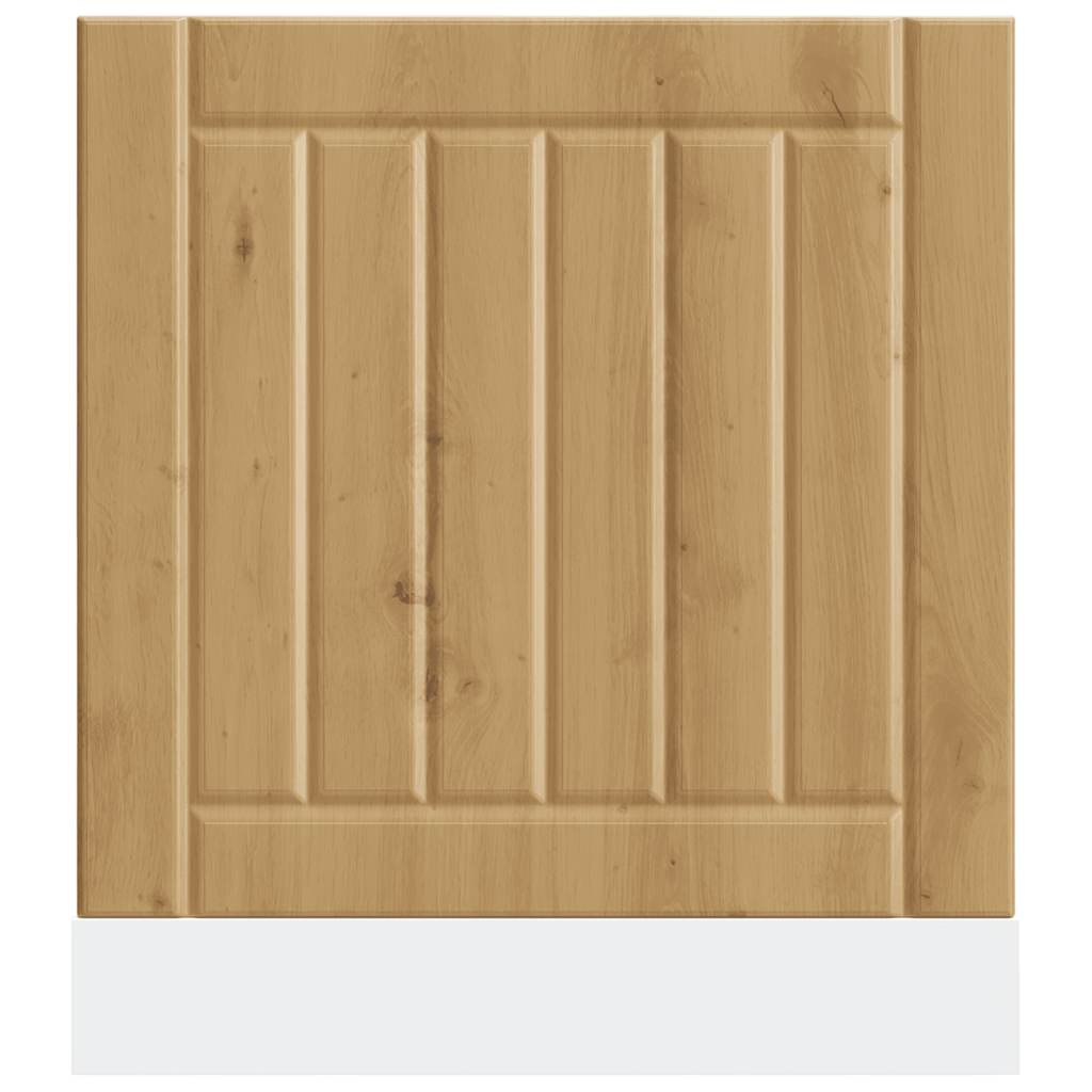 vidaXL Dishwasher Panel "Lucca" Artisan Oak Engineered Wood