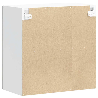 vidaXL Kitchen Wall Cabinet with Glass Door "Lucca" Concrete Grey Engineered Wood