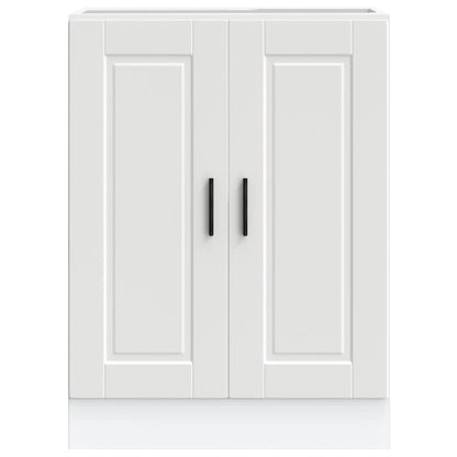 vidaXL Kitchen Base Cabinet Porto White Engineered Wood