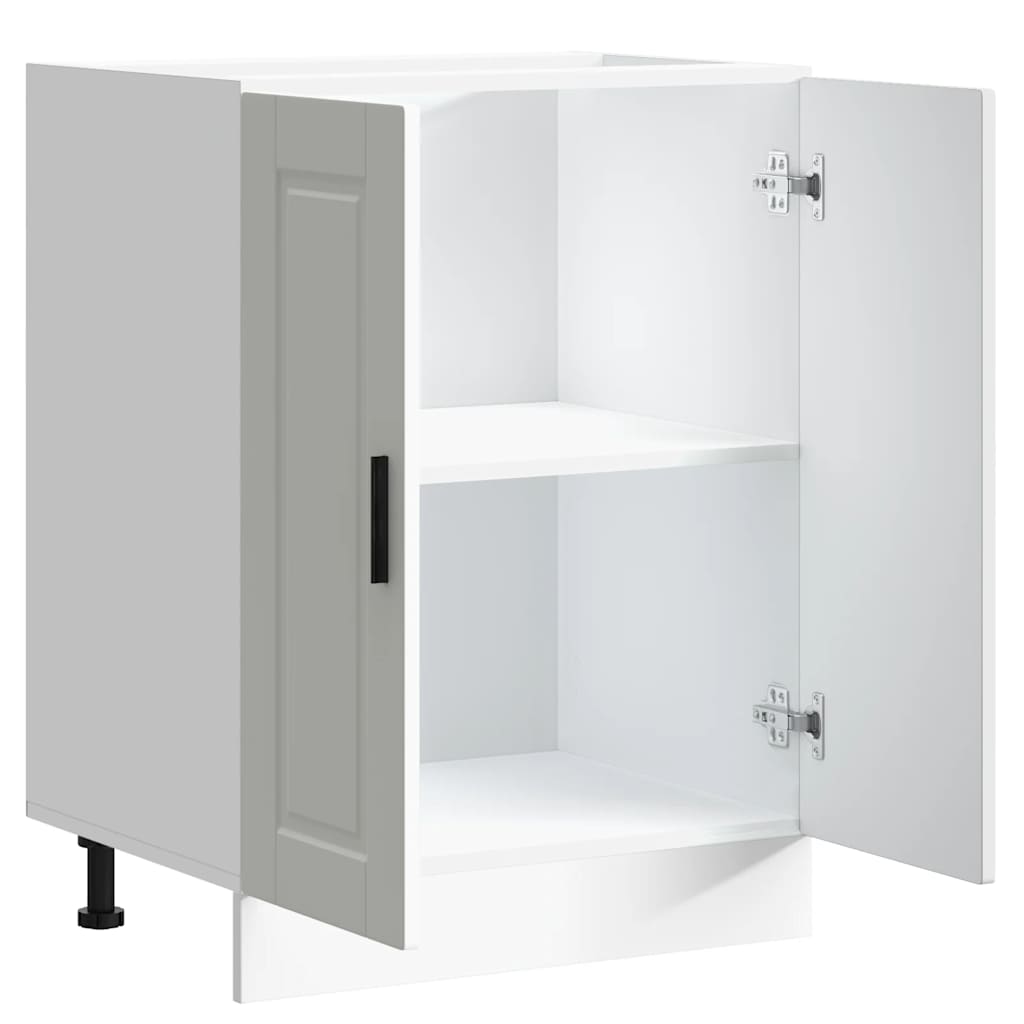 vidaXL Kitchen Base Cabinet Porto White Engineered Wood