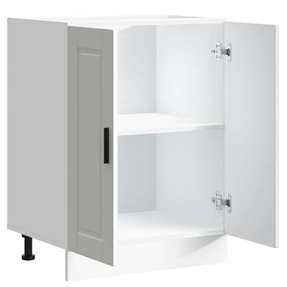 vidaXL Kitchen Base Cabinet Porto White Engineered Wood