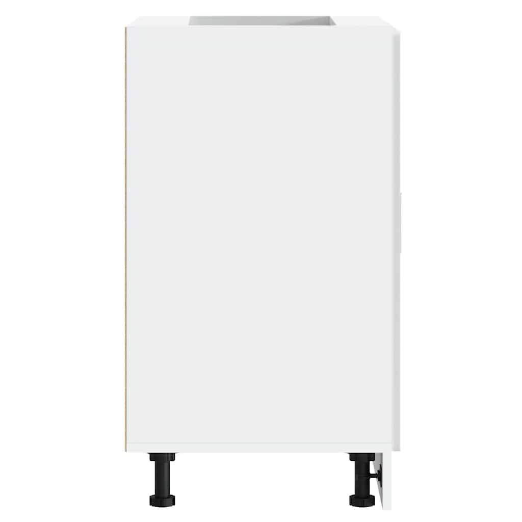 vidaXL Kitchen Base Cabinet "Porto" White Engineered Wood