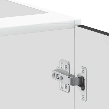 vidaXL Kitchen Base Cabinet "Porto" Black Engineered Wood