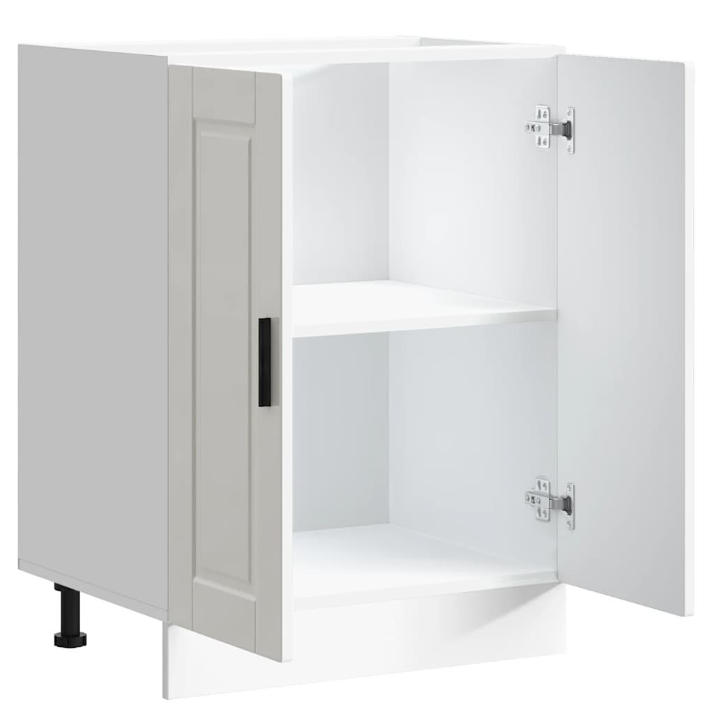 vidaXL Kitchen Base Cabinet Porto High Gloss White Engineered Wood