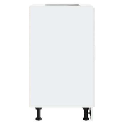 vidaXL Kitchen Base Cabinet Porto High Gloss White Engineered Wood