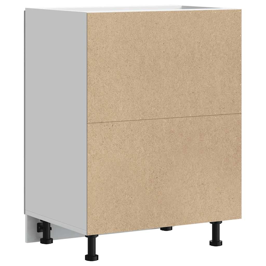 vidaXL Kitchen Base Cabinet "Porto" Concrete Grey Engineered Wood