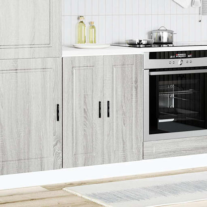vidaXL Kitchen Base Cabinet Porto Grey Sonoma Engineered Wood
