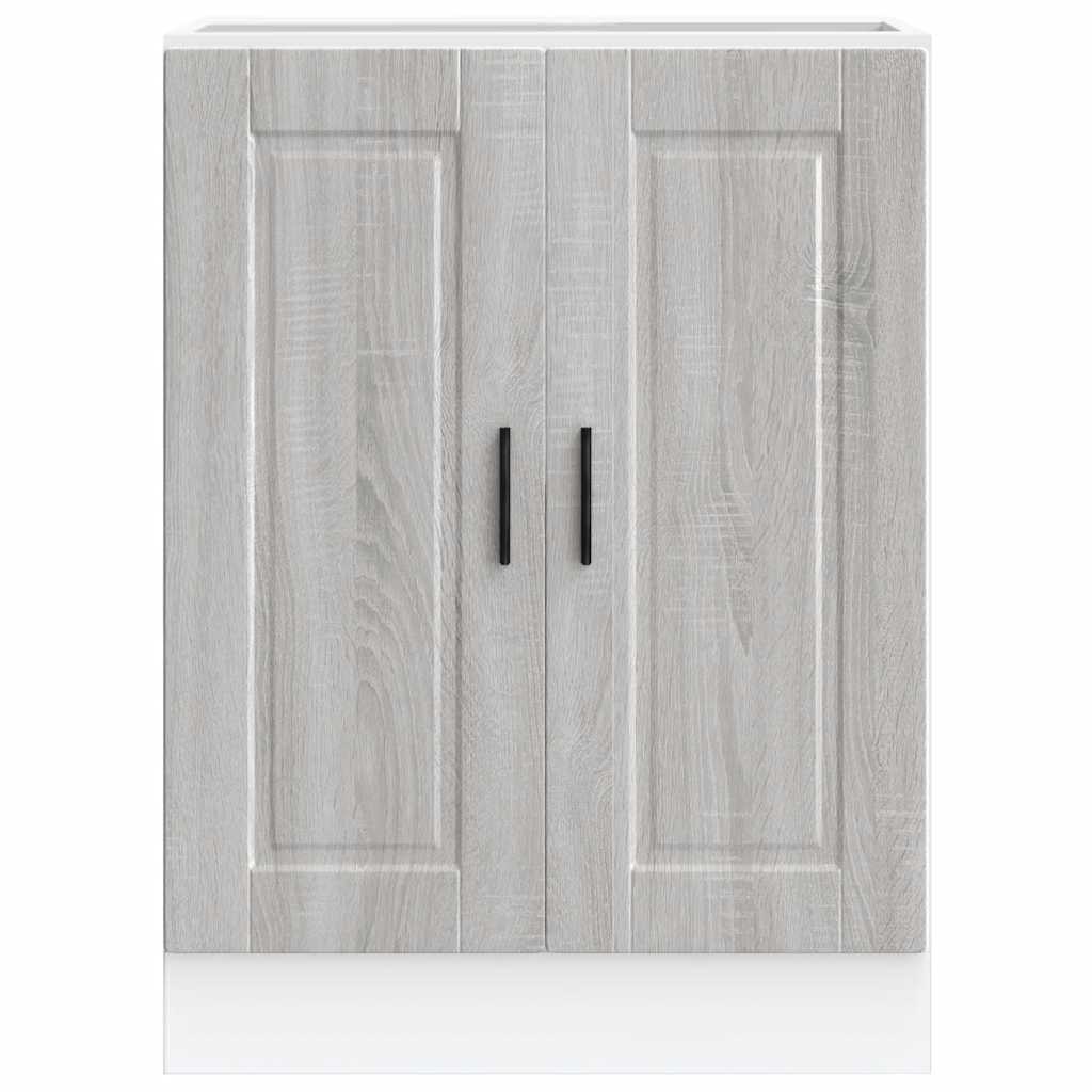 vidaXL Kitchen Base Cabinet Porto Grey Sonoma Engineered Wood