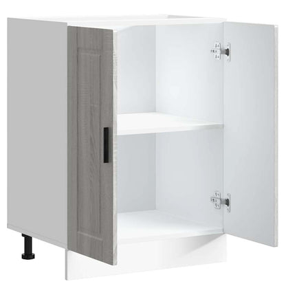 vidaXL Kitchen Base Cabinet Porto Grey Sonoma Engineered Wood
