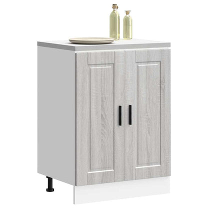 vidaXL Kitchen Base Cabinet Porto Grey Sonoma Engineered Wood