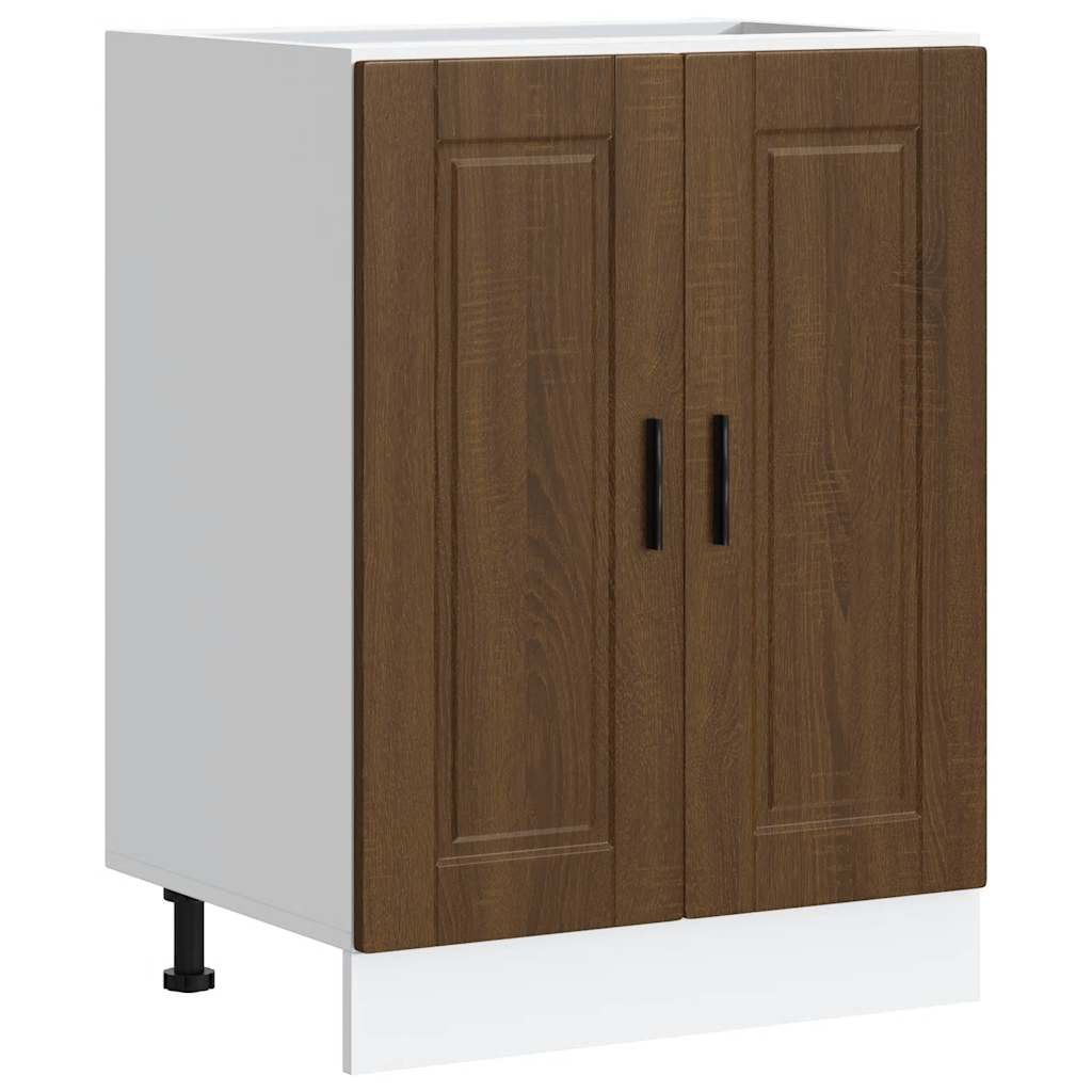vidaXL Kitchen Base Cabinet Porto Brown Oak Engineered Wood
