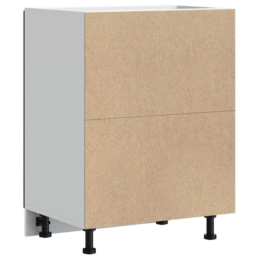 vidaXL Kitchen Base Cabinet "Porto" Brown Oak Engineered Wood