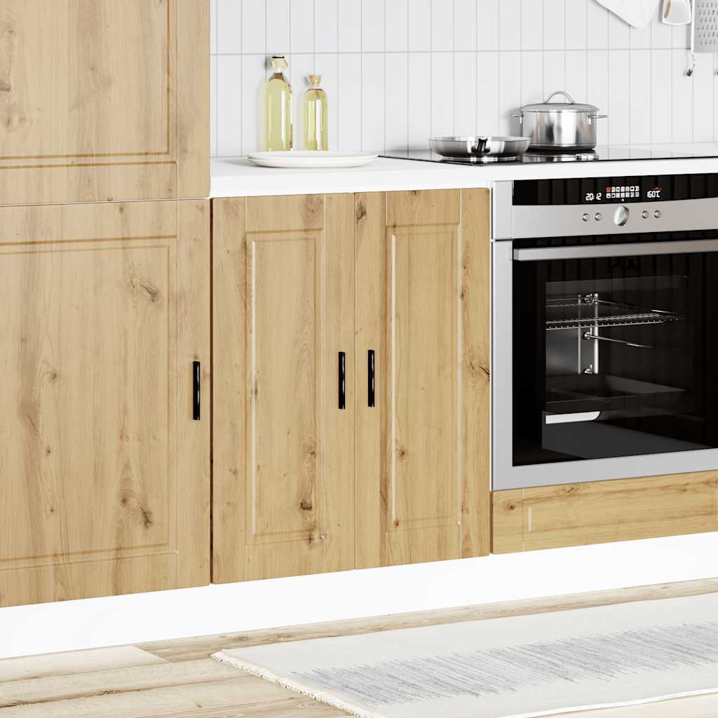 vidaXL Kitchen Base Cabinet "Porto" Artisan Oak Engineered Wood