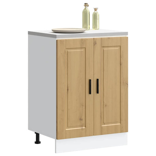 vidaXL Kitchen Base Cabinet "Porto" Artisan Oak Engineered Wood
