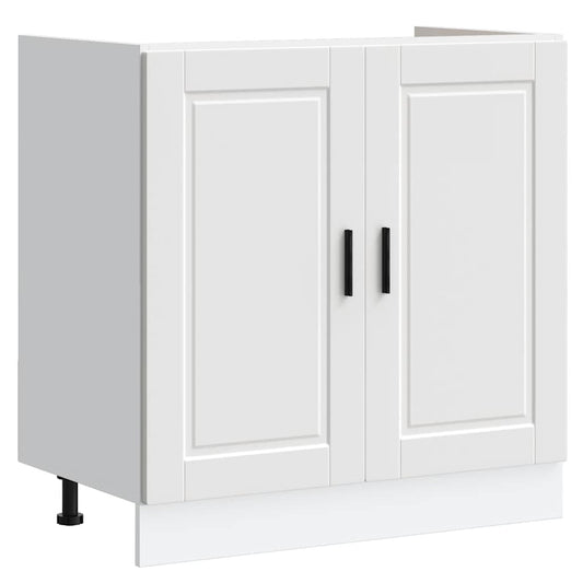 vidaXL Sink Base Cabinet "Porto" White 80x46x81,5 cm Engineered Wood