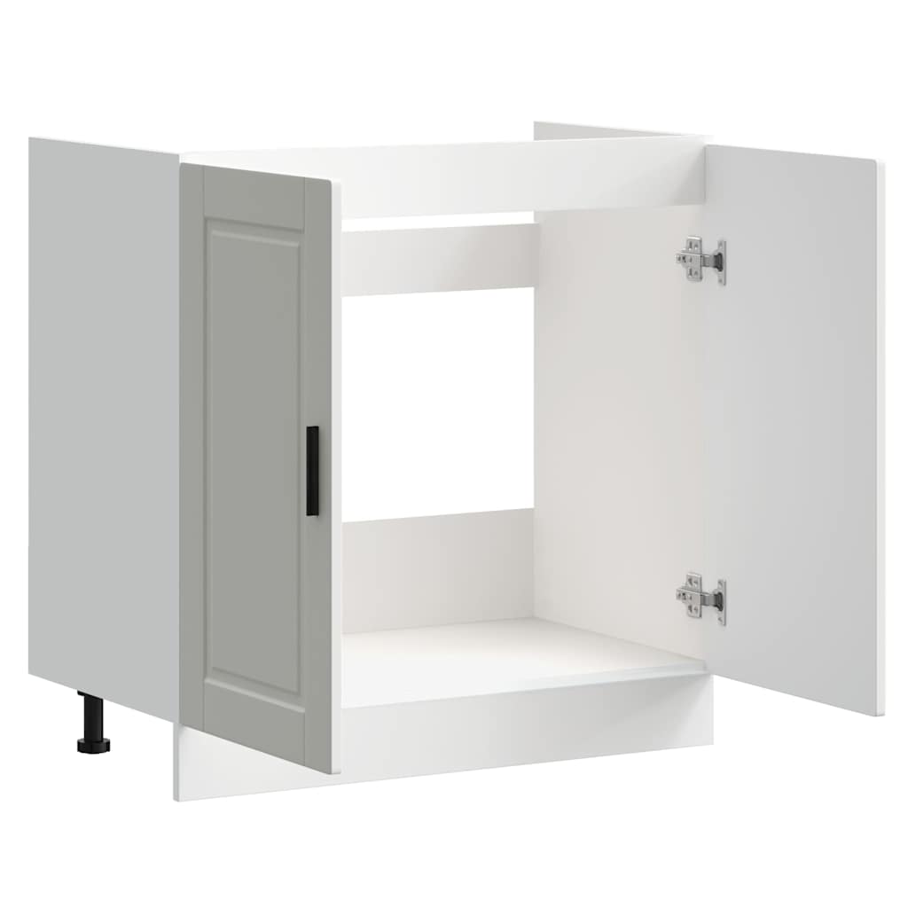 vidaXL Sink Base Cabinet "Porto" White 80x46x81.5 cm Engineered Wood
