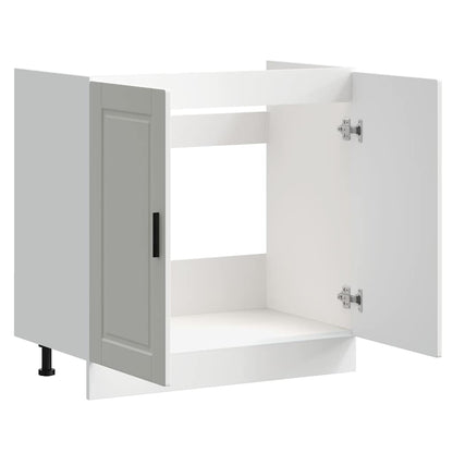 vidaXL Sink Base Cabinet "Porto" White 80x46x81,5 cm Engineered Wood