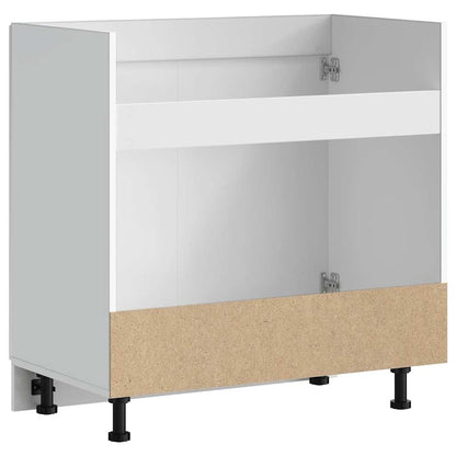 vidaXL Sink Base Cabinet "Porto" White 80x46x81,5 cm Engineered Wood