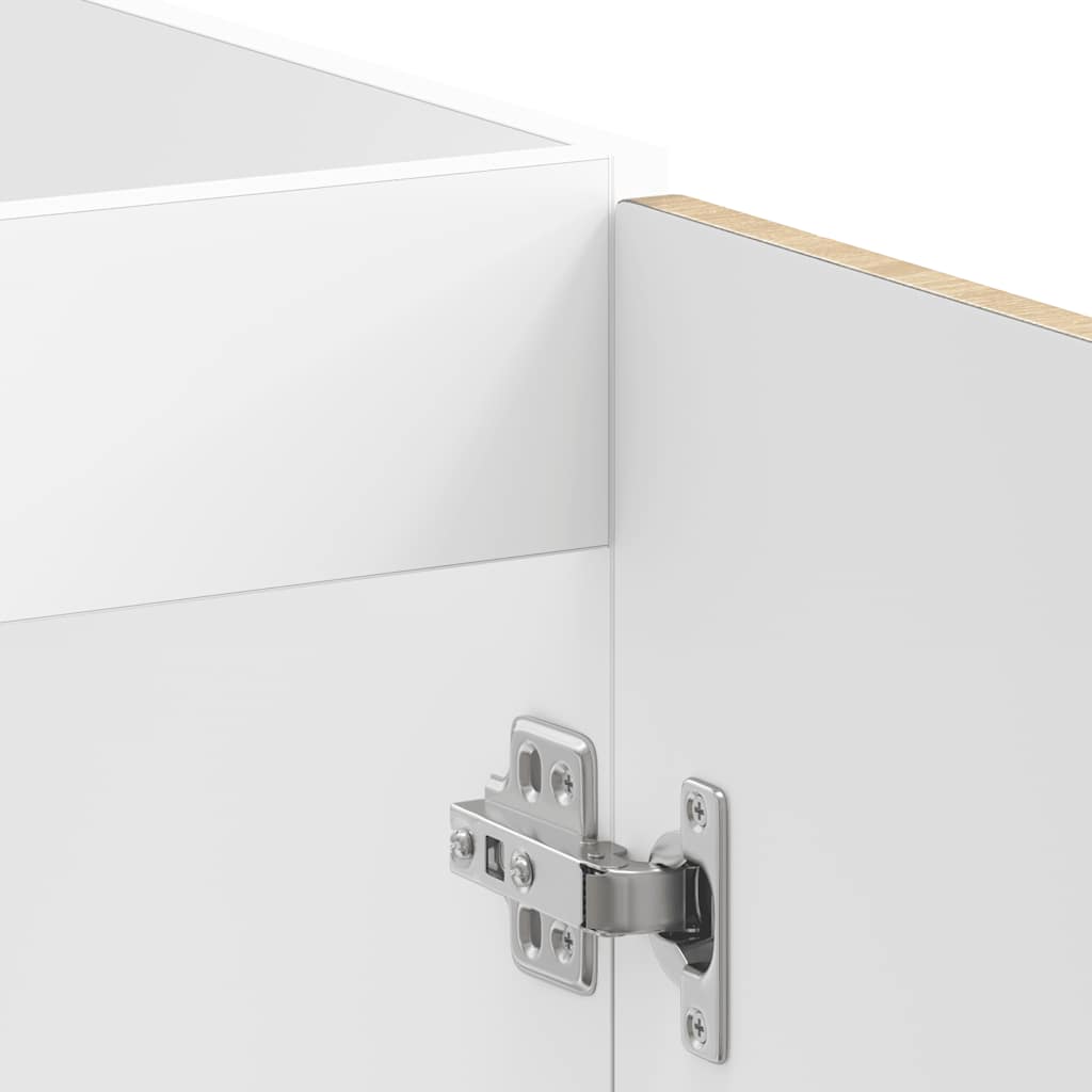 vidaXL Sink Base Cabinet "Porto" Sonoma Oak 80x46x81.5 cm Engineered Wood