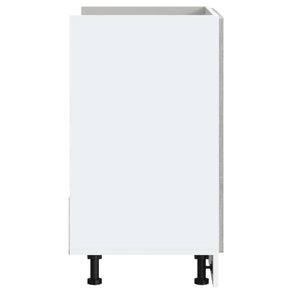 vidaXL Sink Base Cabinet "Porto" Grey Sonoma 80x46x81.5 cm Engineered Wood