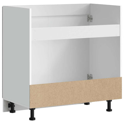 vidaXL Sink Base Cabinet "Porto" Grey Sonoma 80x46x81.5 cm Engineered Wood