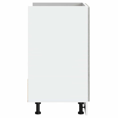 vidaXL Sink Base Cabinet "Porto" Grey Sonoma 80x46x81.5 cm