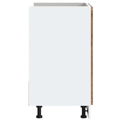 vidaXL Sink Base Cabinet "Porto" Old Wood 80x46x81,5 cm Engineered Wood