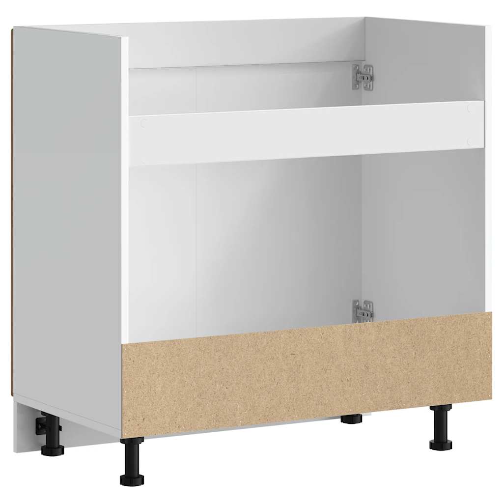 vidaXL Sink Base Cabinet "Porto" Old Wood 80x46x81.5 cm Engineered Wood
