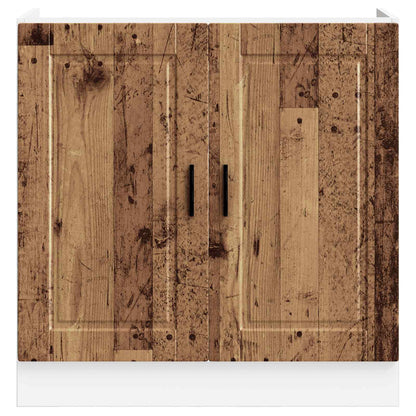 vidaXL Sink Base Cabinet "Porto" Old Wood 80x46x81.5cm Engineered Wood