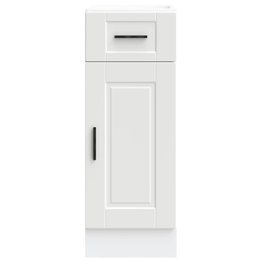 vidaXL Kitchen Base Cabinet "Porto" White Engineered Wood