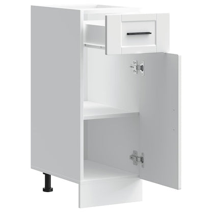 vidaXL Kitchen Base Cabinet "Porto" White Engineered Wood