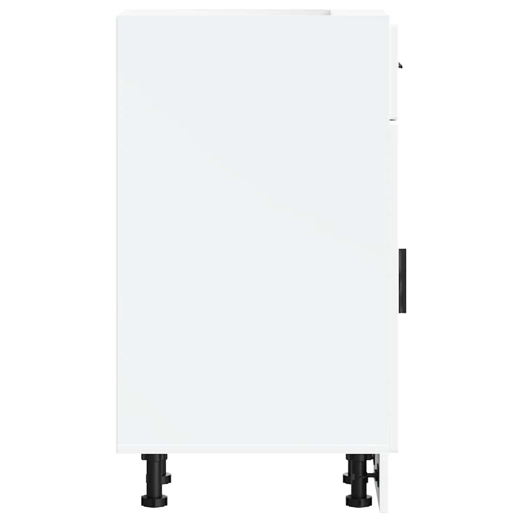 vidaXL Kitchen Base Cabinet "Porto" White Engineered Wood