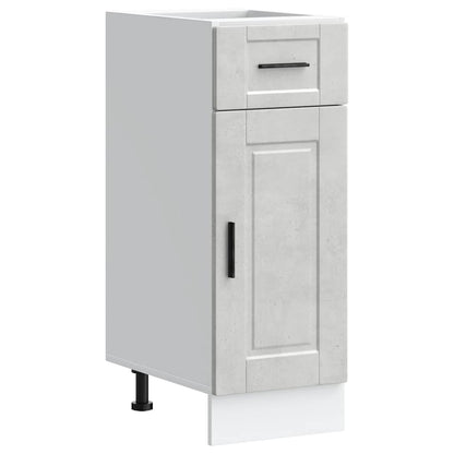 vidaXL Kitchen Base Cabinet Porto Concrete Grey Engineered Wood